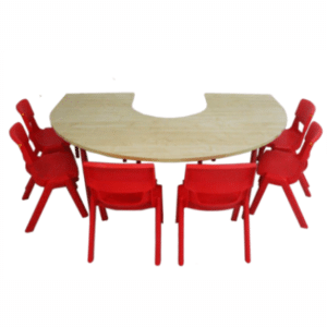 Horseshoe Table C Red